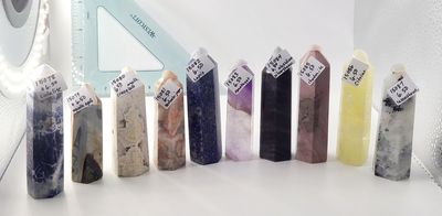 ASSORTED SMALL CRYSTAL TOWER