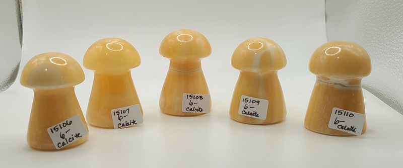 ORANGE CALCITE MUSHROOM