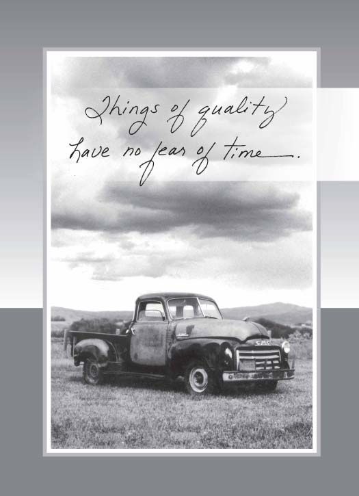 OLD GMC GREETING CARD