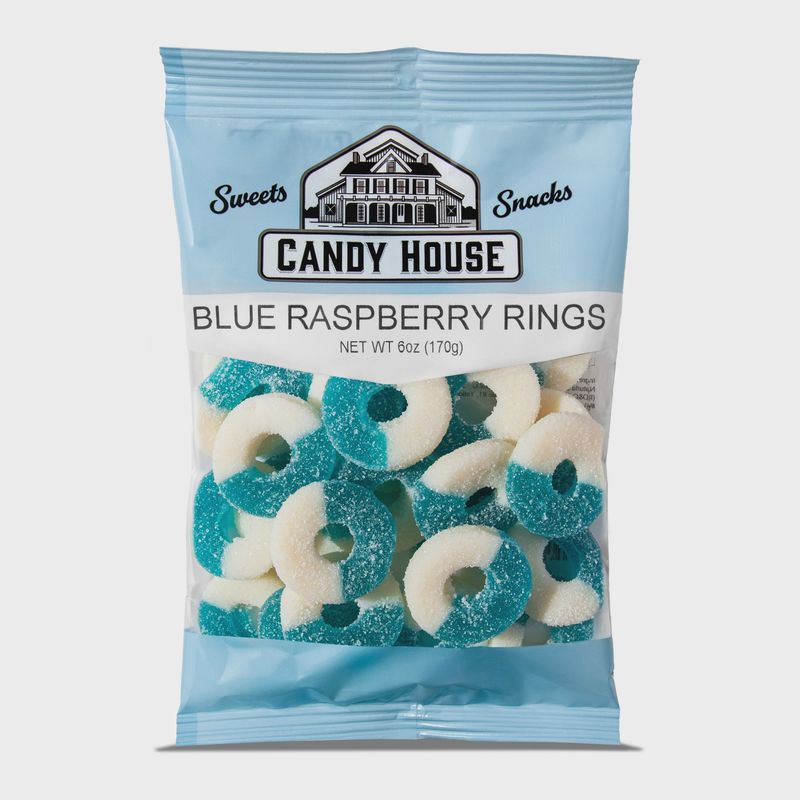 Gummi Blue Raspberry Rings