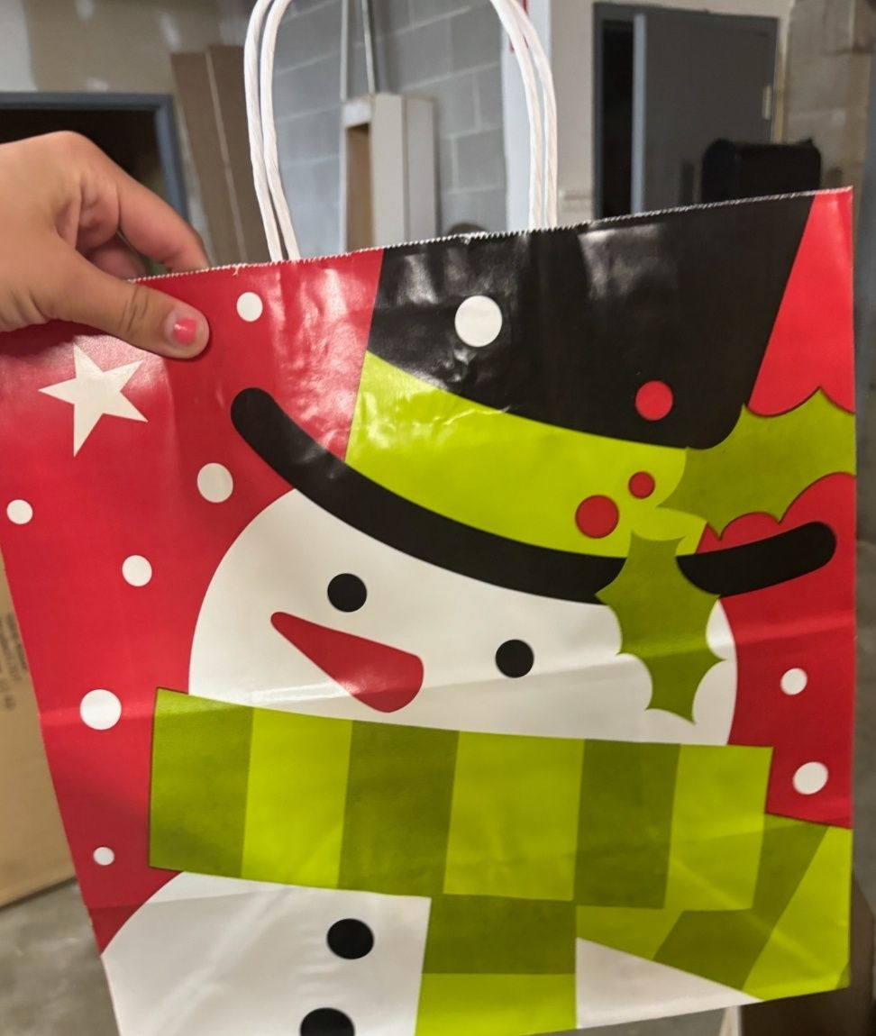 FROSTY SNOWMAN GIFT BAG FILLY