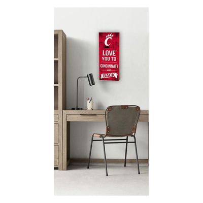 I LOVE YOU TO CINCINNATI AND BACK SIGN