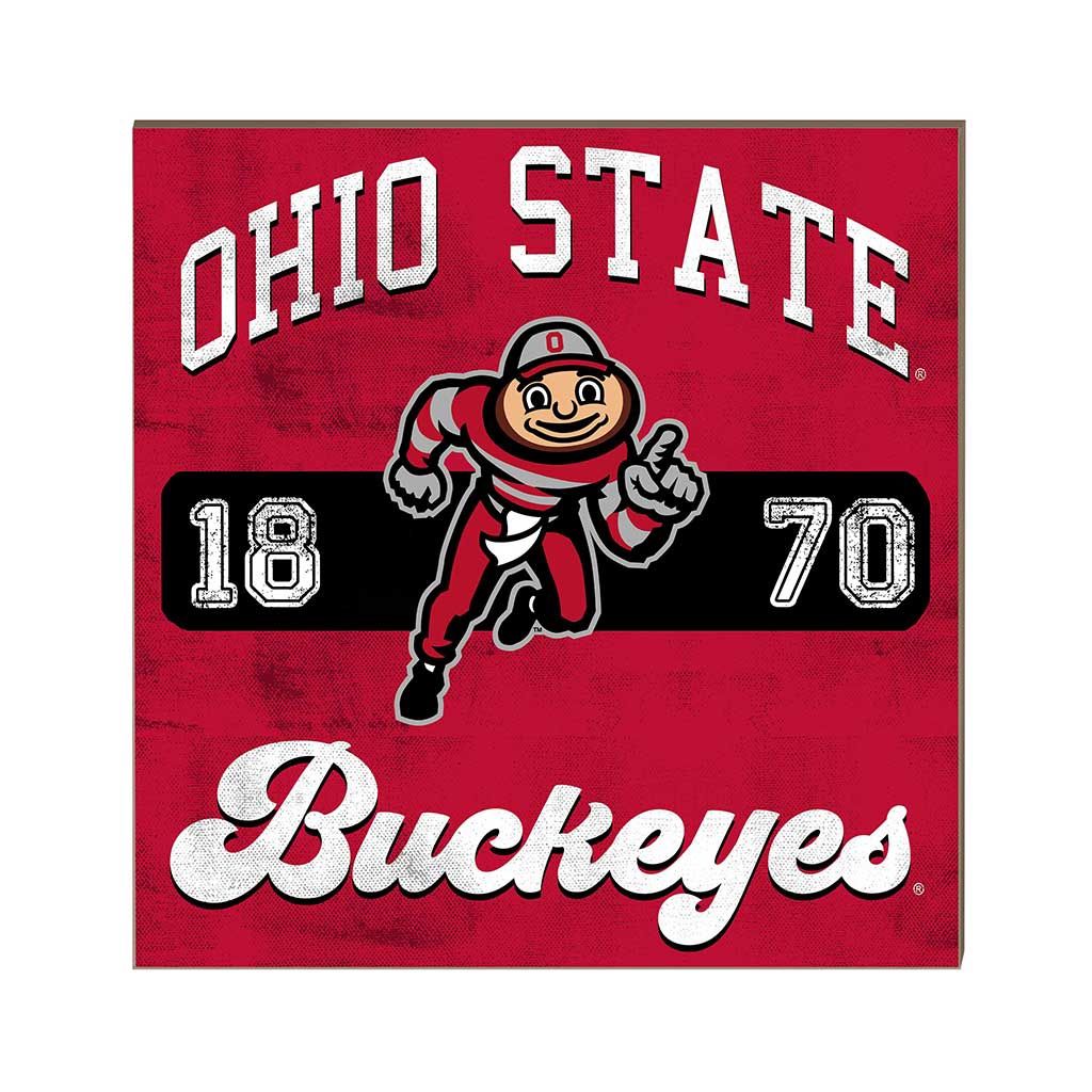 10x10 Mascot Ohio State Buckeyes