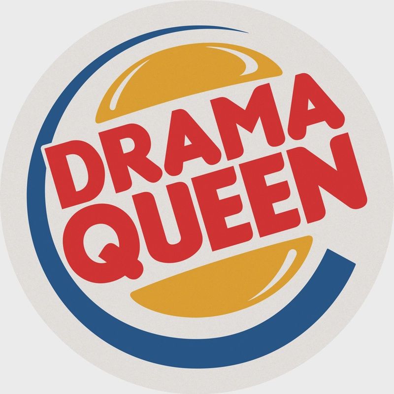 &quot;Drama Queen&quot; Round Car Coaster