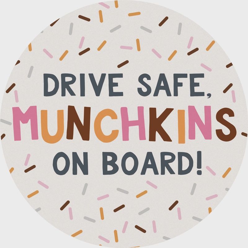 &quot;Munchkins&quot; Round Car Coaster