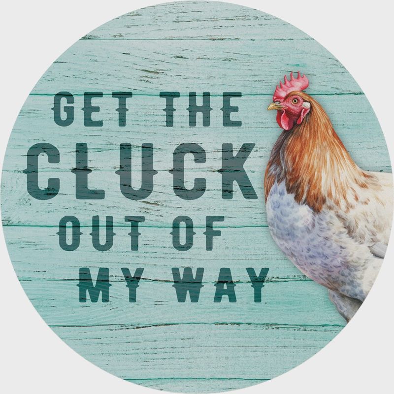 &quot;Out of My Way&quot; Round Car Coaster