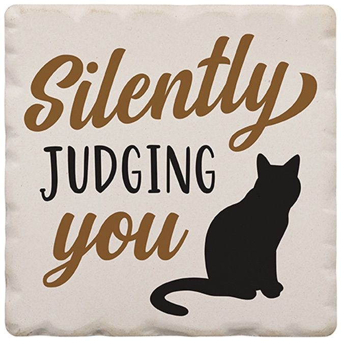 &quot;Silently Judging You&quot; Magnet