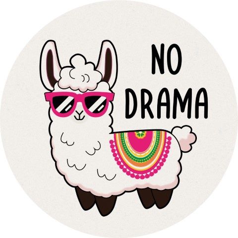No Drama - Car Coaster