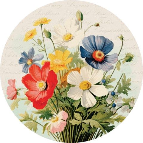 Wildflowers - Car Coaster