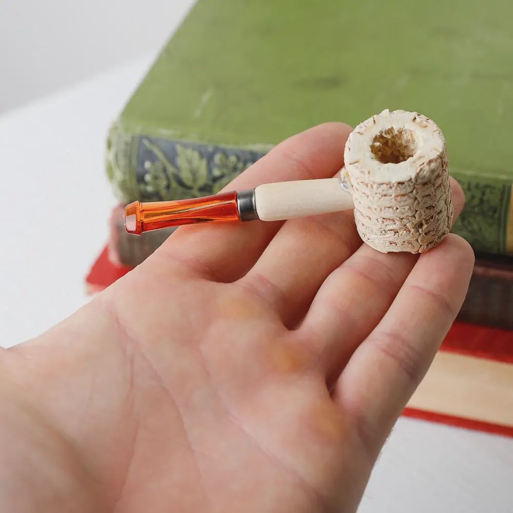 3-1/2” Decorative Old Fashion Corn Cob Pipe