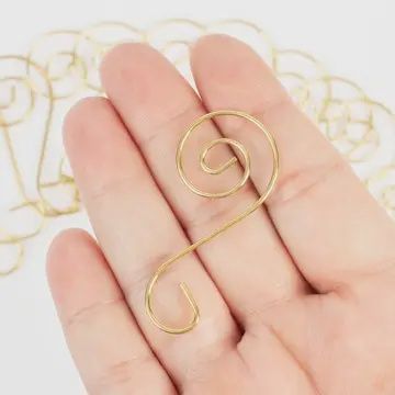 Spiral Christmas Ornament Hooks (20 Hangers)