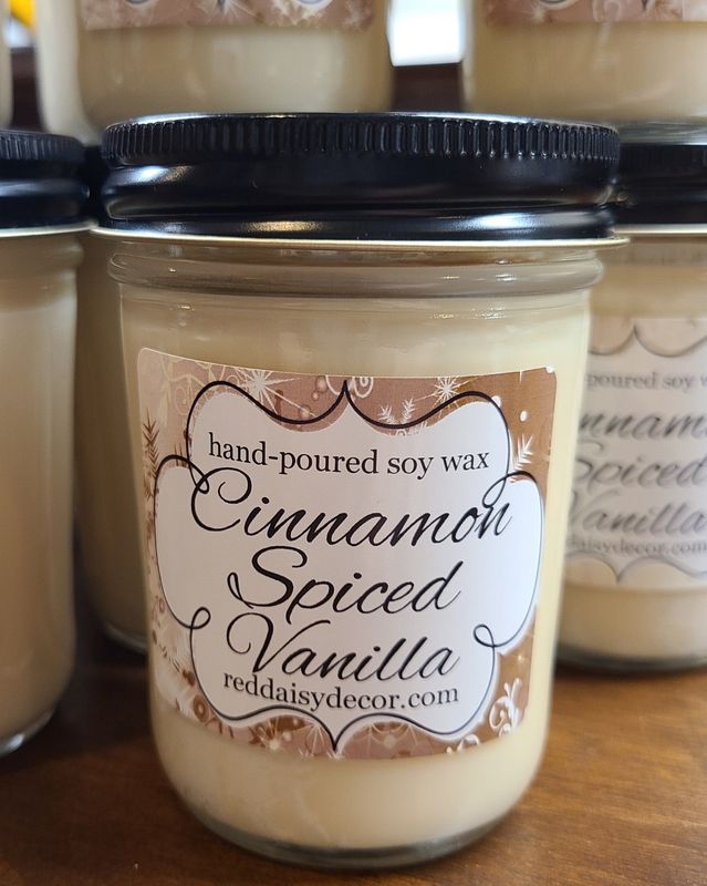 CINNAMON SPICED VANILLA  CANDLE
