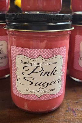 PINK SUGAR CANDLE