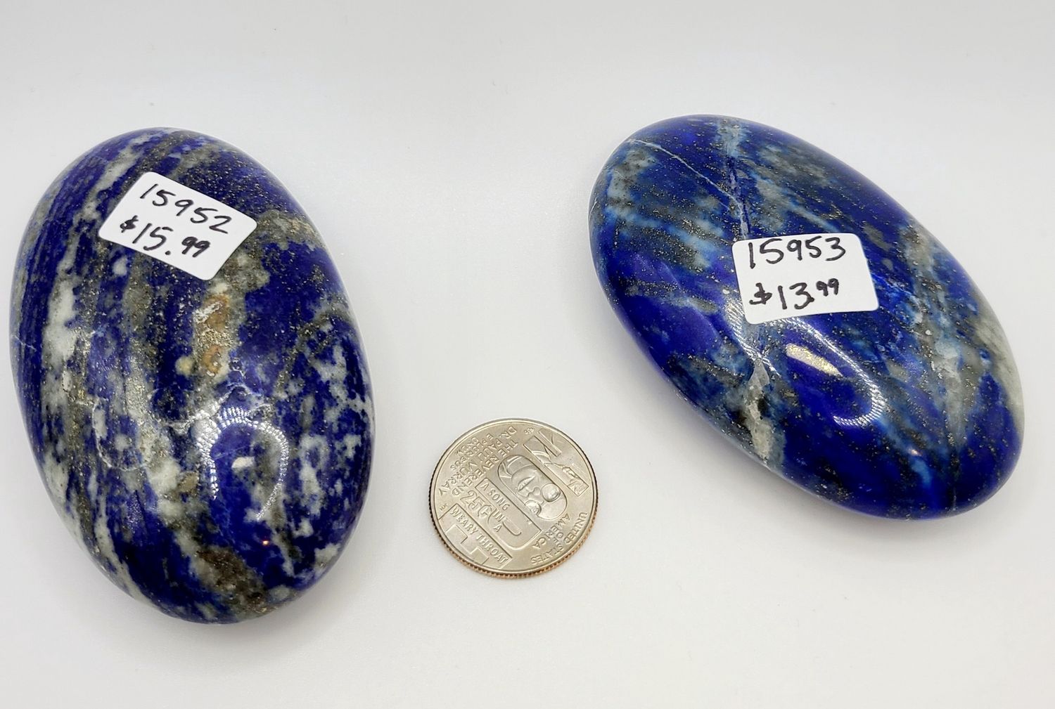 LAPIS LAZULI PALM STONE, WEIGHT: 170 GRAMS