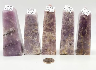 PURPLE LEPIDOLITE TOWER
