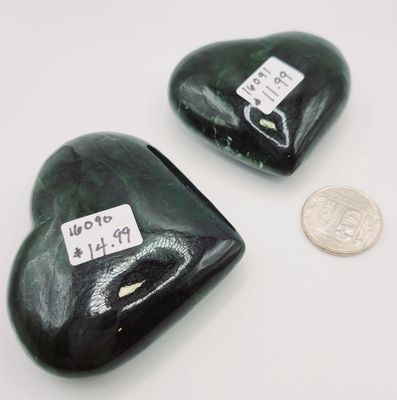 LARGE NEPHRITE JADE HEART