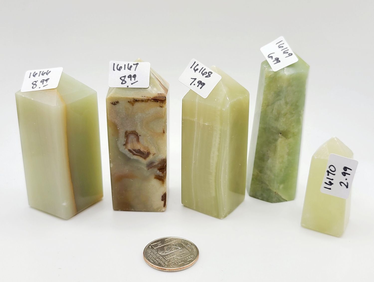 GREEN ONYX TOWER, WEIGHT: 134 GRAMS