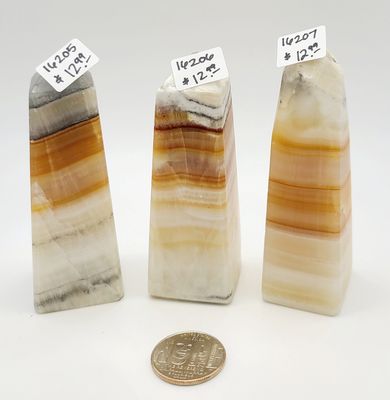 BROWN BANDED ARAGONITE