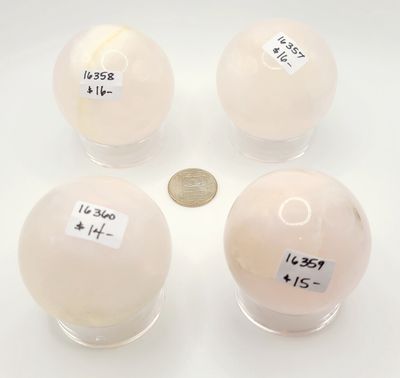 PINK CALCITE SPHERE