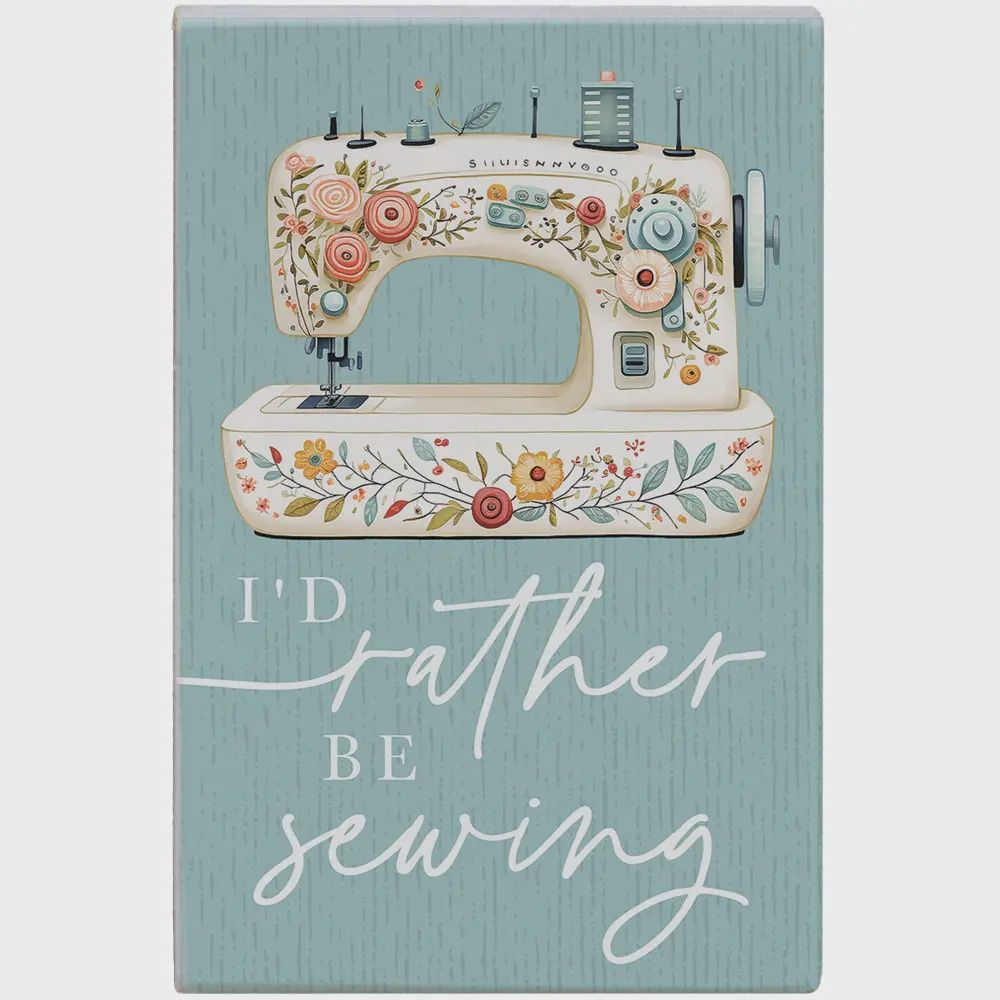 Rather Be Sewing - Small Talk Rectangle