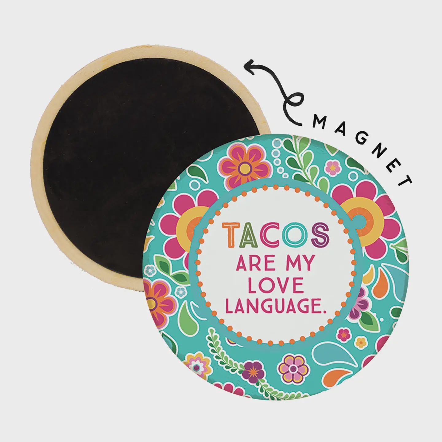Taco Love Language - Round Magnet