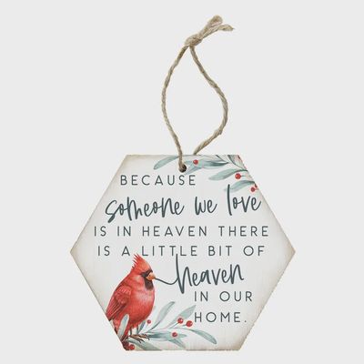 Someone We Love Cardinal - Honeycomb Ornament