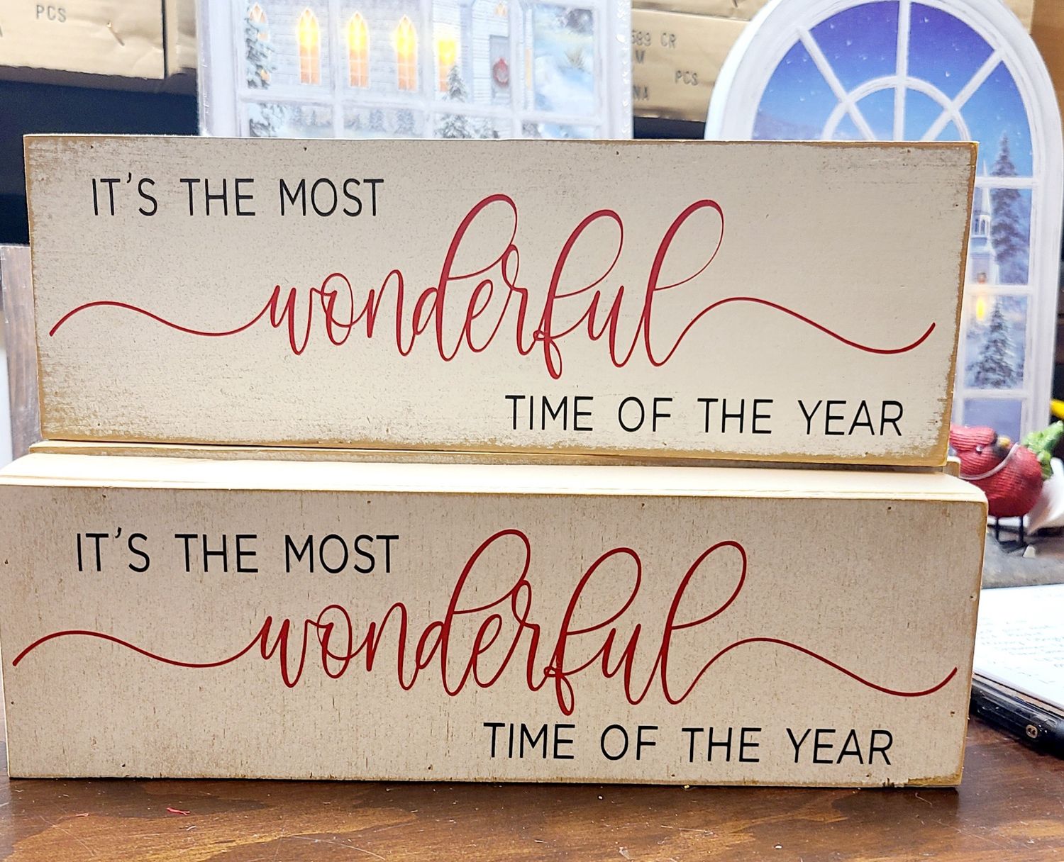 LONG FARMHOUSE SIGN - MOST WONDERFUL