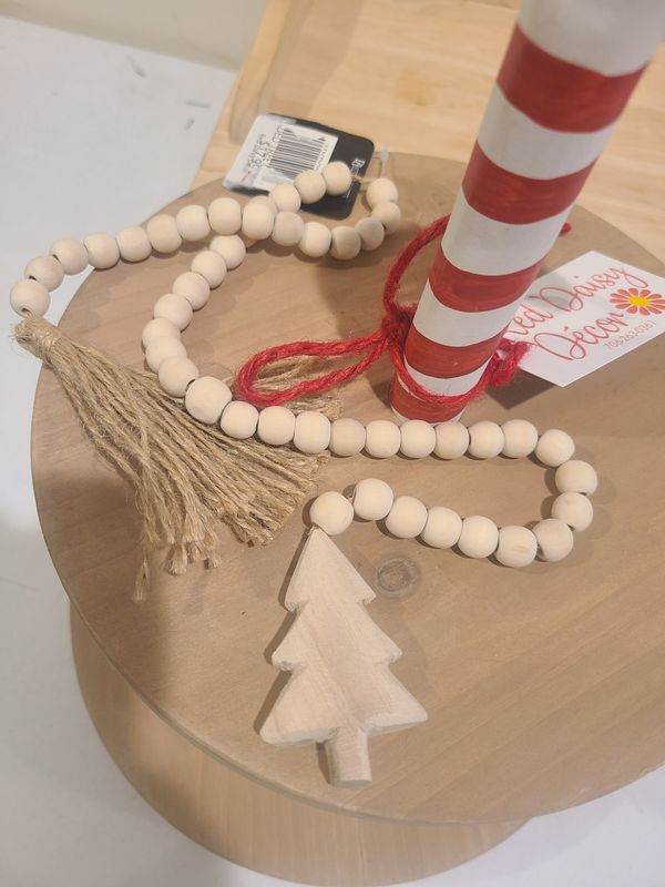 26.75&quot; BEADED TREE GARLAND