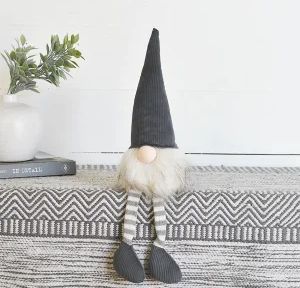19.3"  SITTING GNOME, Colour: GRAY
