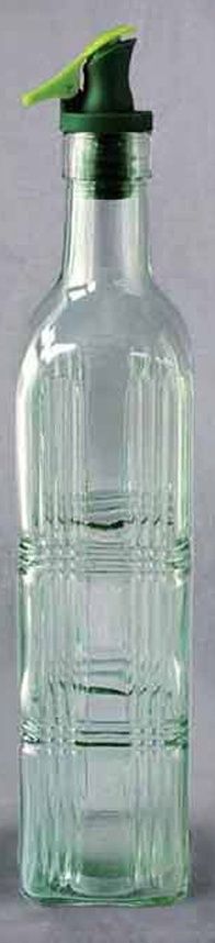 Infinity embossed O&amp;V cruet 16 oz