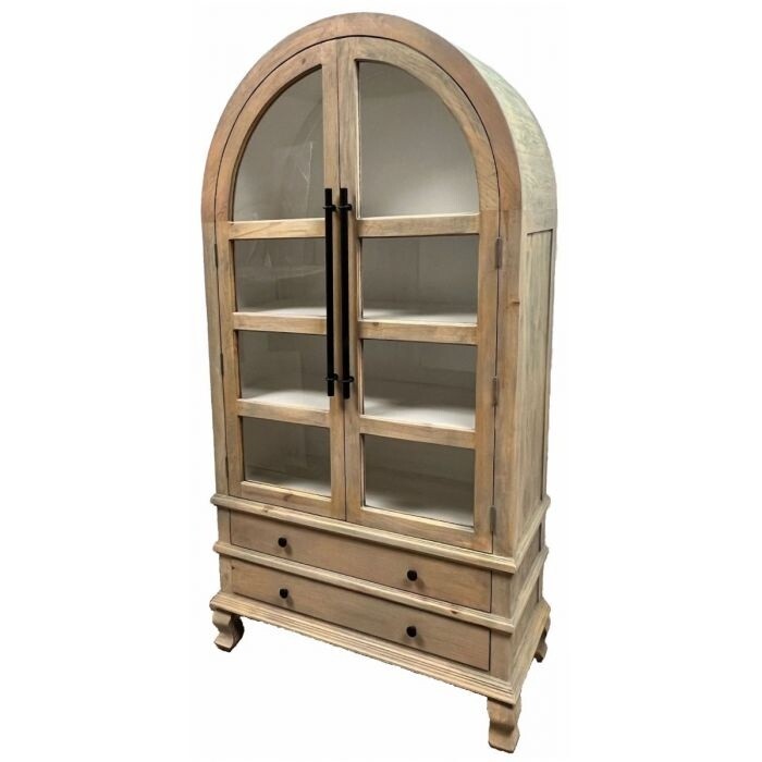 LG ARCHED ARMOIRE 2DR/2DR NATURAL