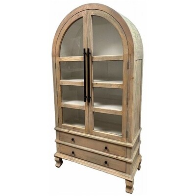 LG ARCHED ARMOIRE 2DR/2DR NATURAL
