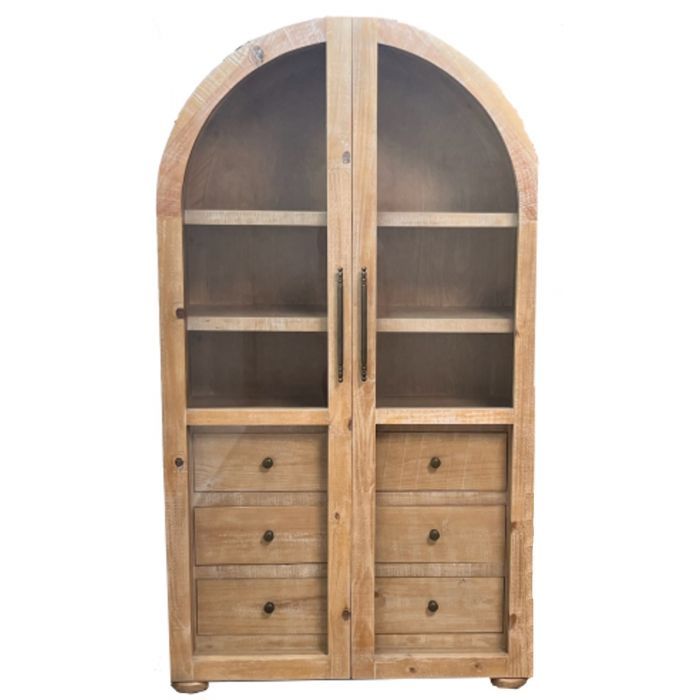 PINE ADERES ARCHTOP CABINET