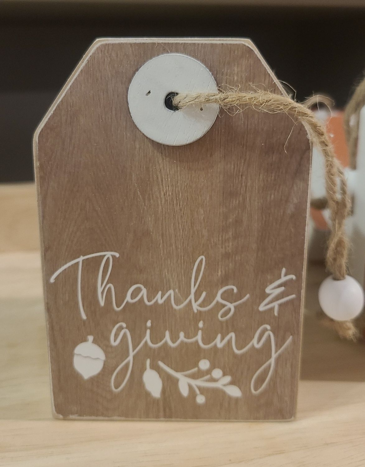 FALL TABLE TOP SIGN FALL TAG, PATTERN: THANKSGIVING