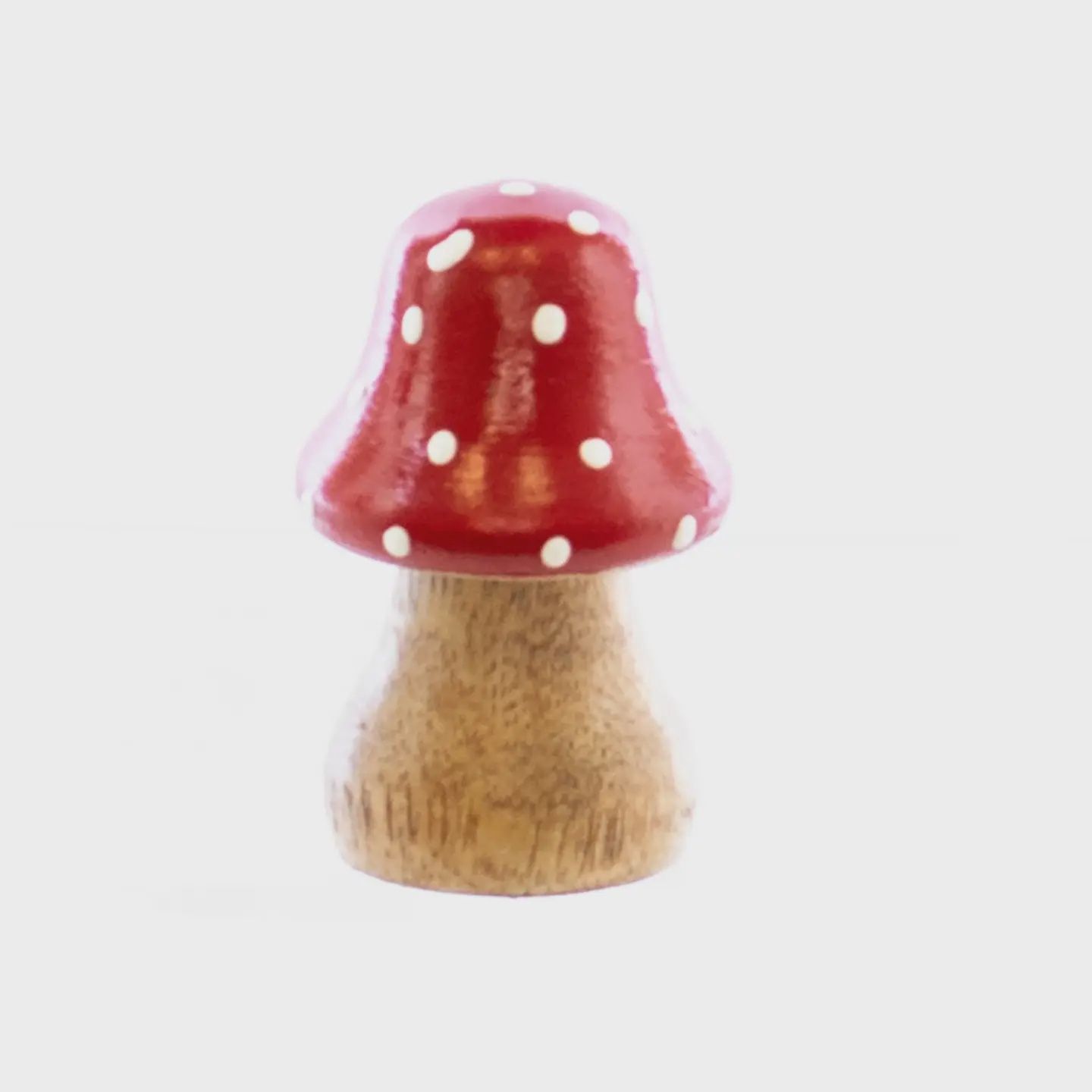 2" WOOD MUSHROOM, SHAPE: CUTIE