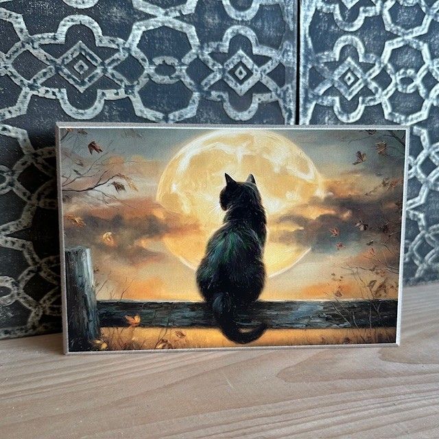 FULL MOON BLACK CAT 4X6 BLOCK
