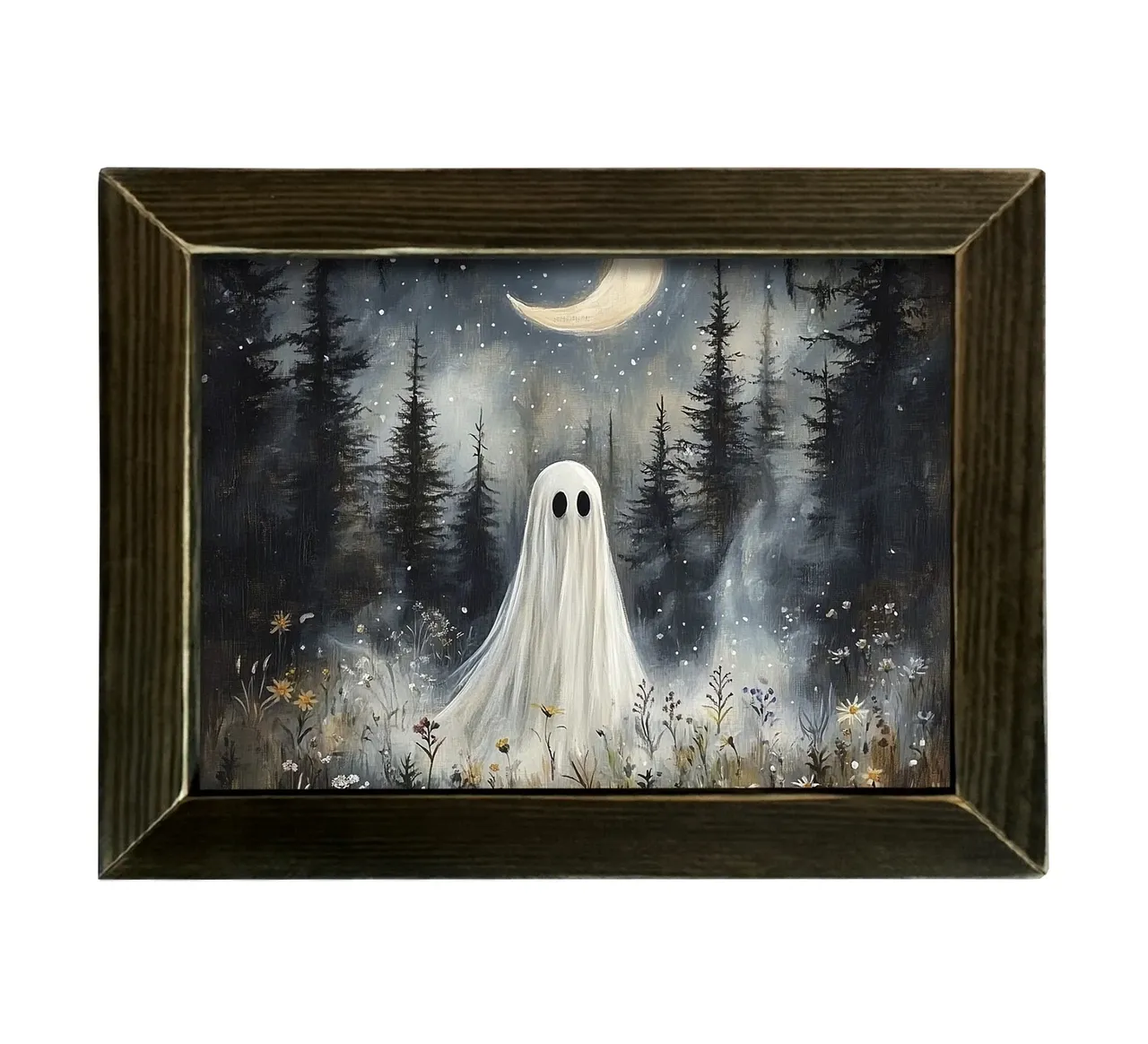 FLOWER MOON GHOST 12X16