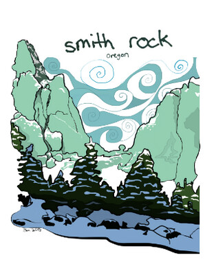 Winter at Smith poster