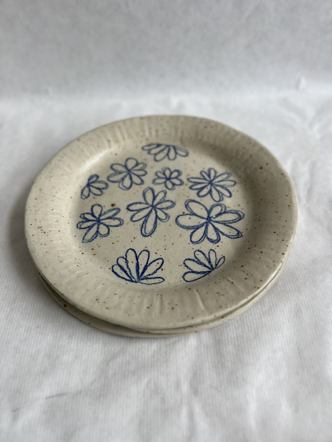 Chouette Assiette fleurie