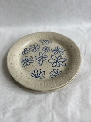 Chouette Assiette fleurie