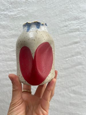 P’tit coeur, le vase