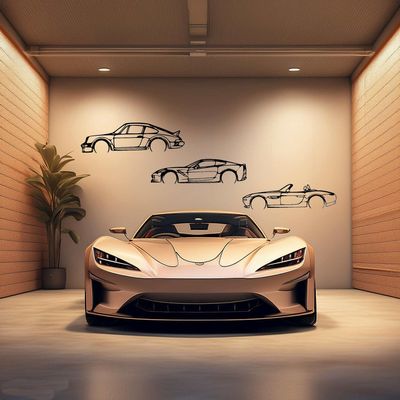 Décoration des murs avec les lignes de vos automobiles préférées