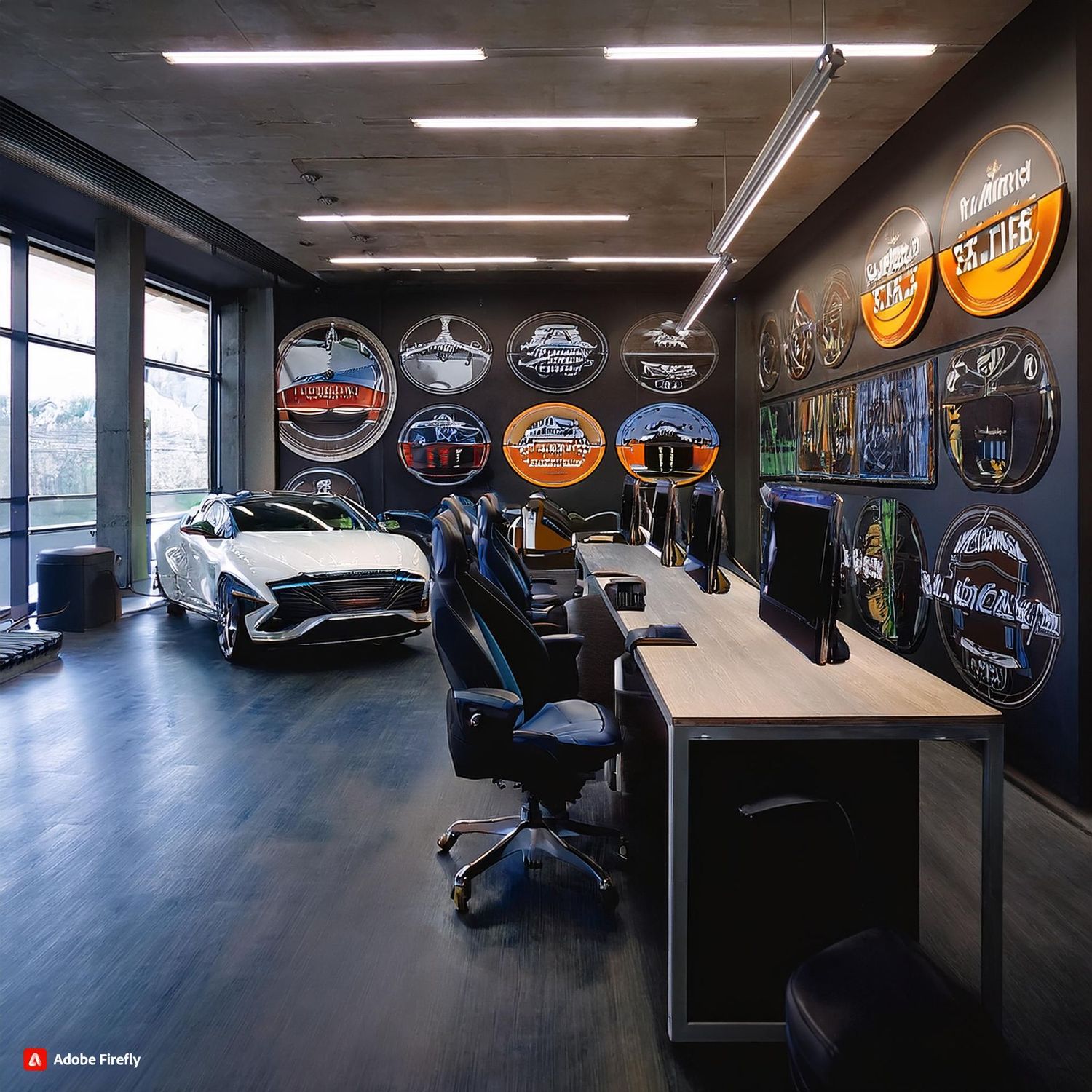 Logos automobiles pour décorer vos espaces