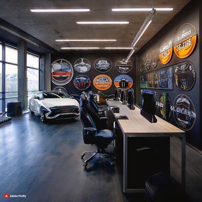 Logos automobiles pour décorer vos espaces