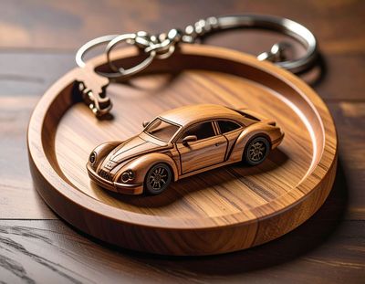 Porte clés en bois