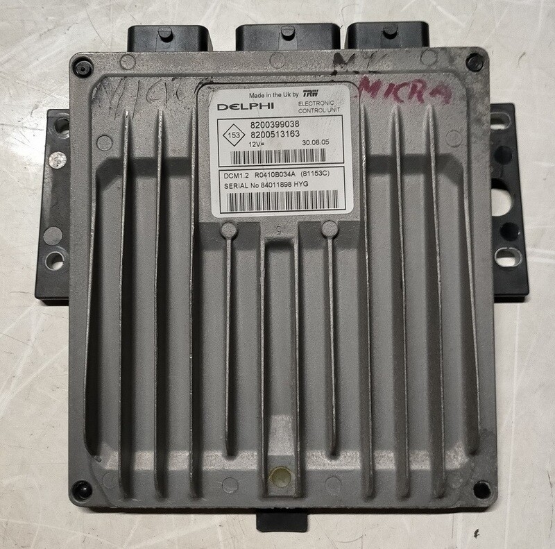 Centralina ECU  8200399038-8200513163  RENAULT - NISSAN 1.5 DCI