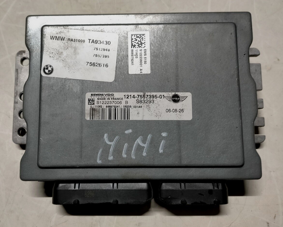 Centralina ECU 12147557395 MINI 1.6 Benzina 2004