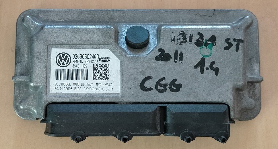 Centralina ECU 03C906024CD SEAT IBIZA 1.4 Benzina 2008-2012