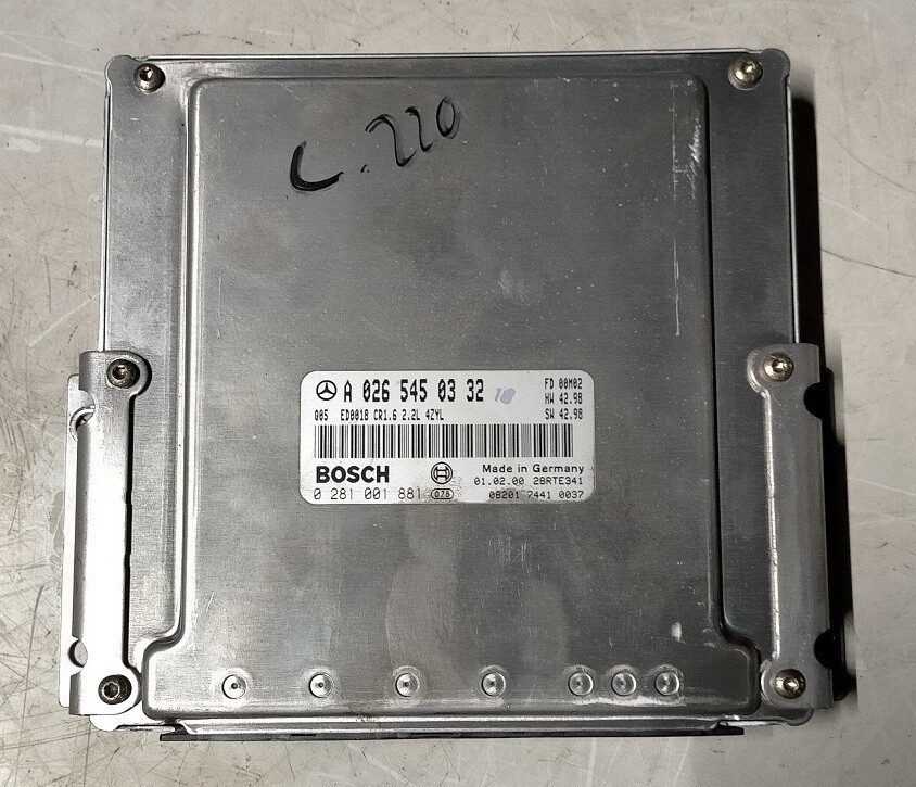 Centralina ECU A0265450332 - 0281001881 MERCEDES C 220 CDI 1997-2002