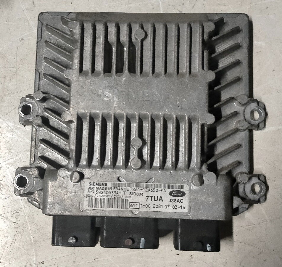 Centralina ECU 7S6112A650FA -5WS40633A FORD FUSION 1.4 TDCI 2007